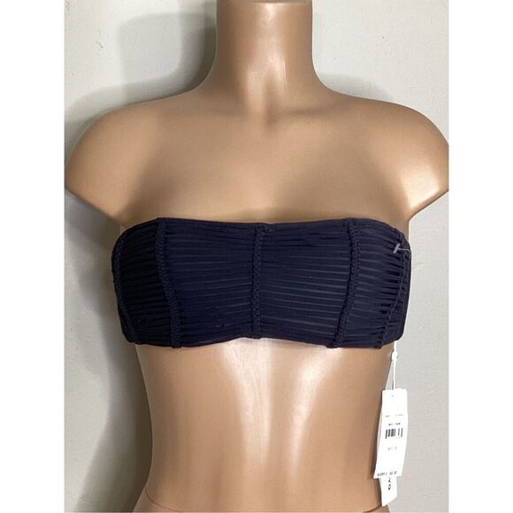 New. Pilyq black macramé Isla detailed bikini top. Large. Retails $88 - Picture 8 of 11